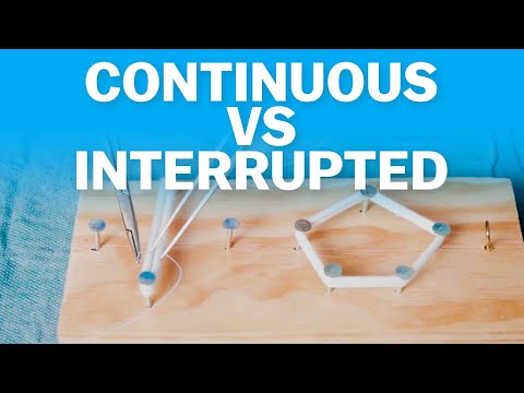 Simple Continuous Vs Simple Interrupted Suture Pattern