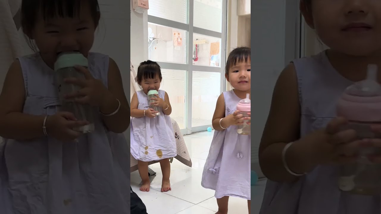 Dad Tried Every Possible Way To Eat Ice Cream Takes Care Of The Baby Twins