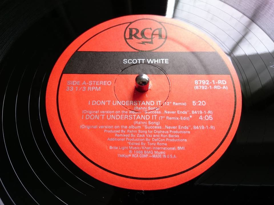 Funk : Scott White - I don't understand it -  12" Remix - 1988 - HQ Sound