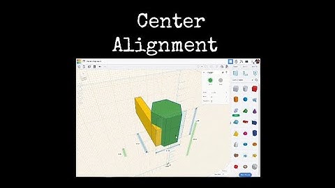 TinkerCAD Tips!  Object Center Alignment.             #tinkercad #caddesign #3dprintable #3dprinting