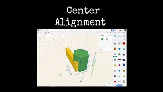 TinkerCAD Tips!  Object Center Alignment.             #tinkercad #caddesign #3dprintable #3dprinting