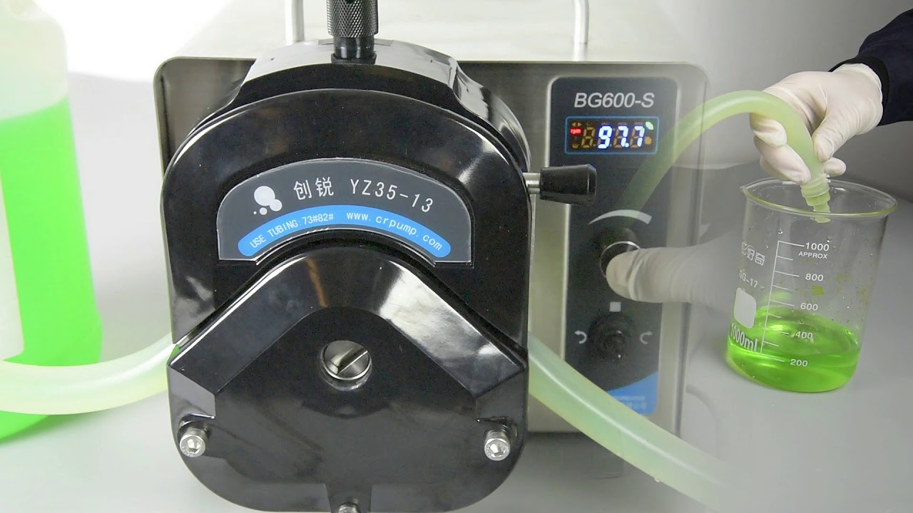 Chuangrui Transfer Peristaltic Pump With Foot pedal YouTube
