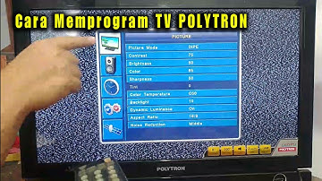 memprogram tv polytron LED