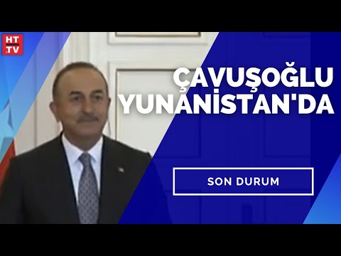 Dışişleri Bakanı Çavuşoğlu, Yunan mevkidaşı Dendias ile ortak basın açıklamasında ko...