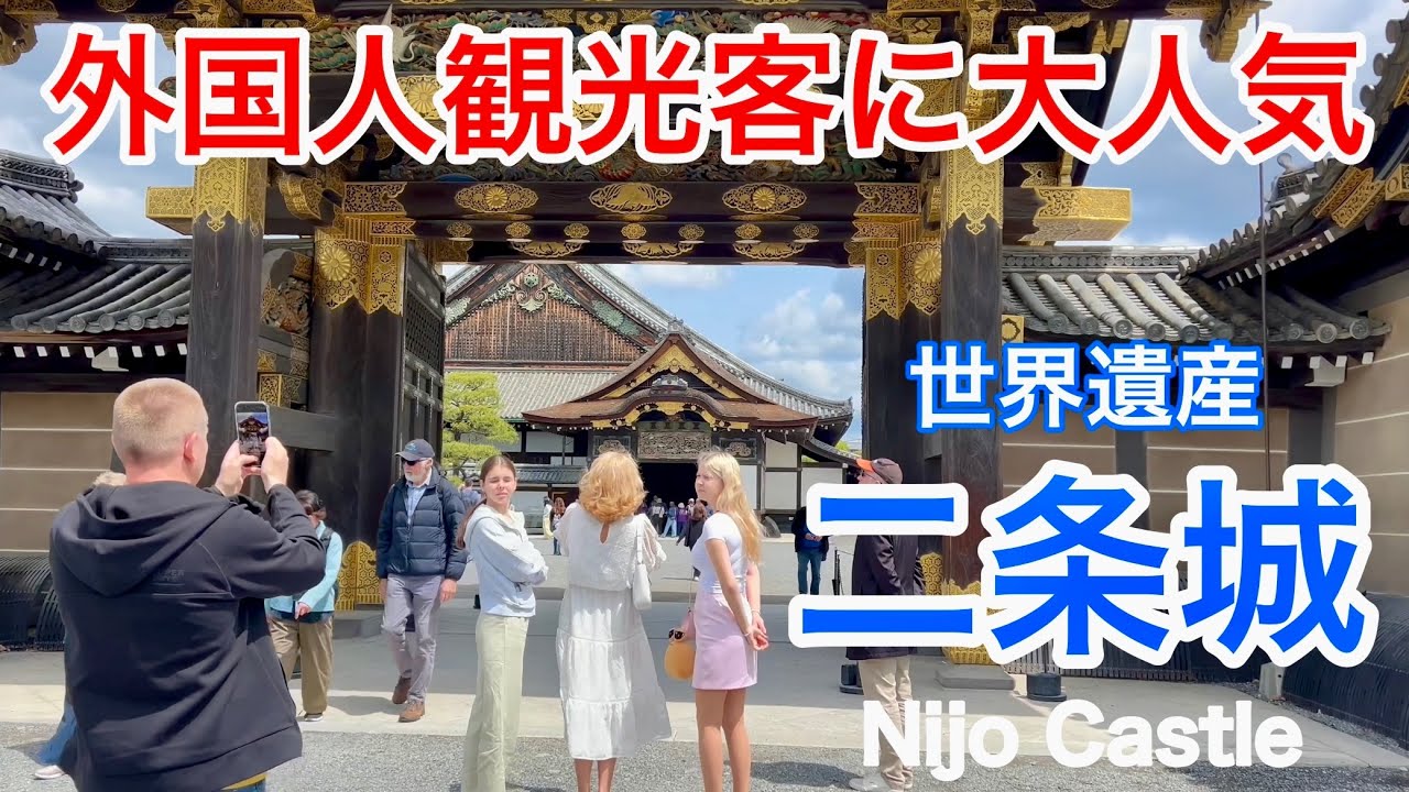 2025年5月7日 外国人観光客に大人気の世界遺産二条城を歩く Walking