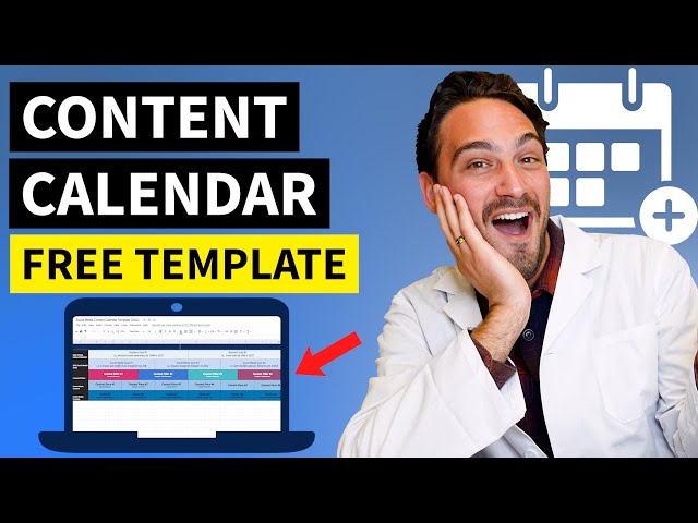 How to make a social media content calendar in Google Sheets (FREE  TEMPLATE) - YouTube