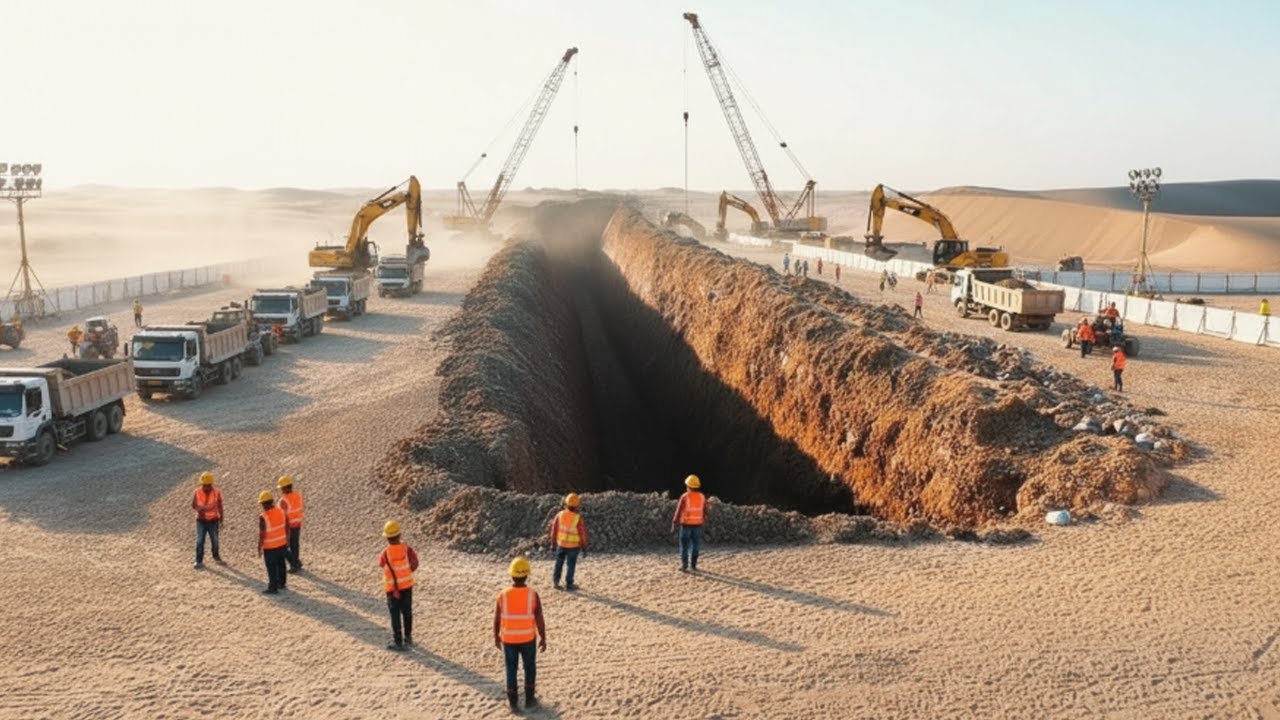 Израиль Разделяет Пустыню, Чтобы Направить Красное Море в Мертвое Море. Это Изменит Карту Навсегда