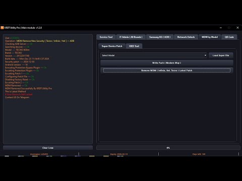 ITEL A667L 250408V1835 MDM Removed | KRDT Utility Pro | Main Module v1.2.9 Thumbnail