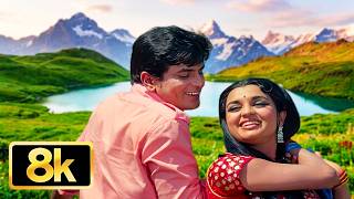 Kitna Pyara Wada Hai 8K Video Song Mohammad Rafi Lata Mangeshkar Jeetendra Asha Parekh