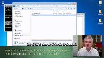 Bài 2: Tạo chương trình C# đầu tiên