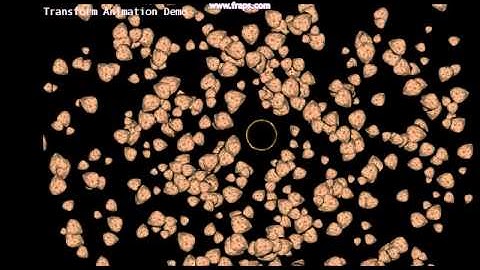 Asteroids caught by the gravitational field of a black hole (XNA/Windows Phone)