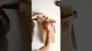 Tuto papier cadeau chemise pour la fête des pères ! #papiercadeau