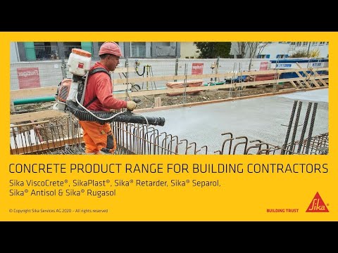 Sika Concrete Product Range for Building Contractors