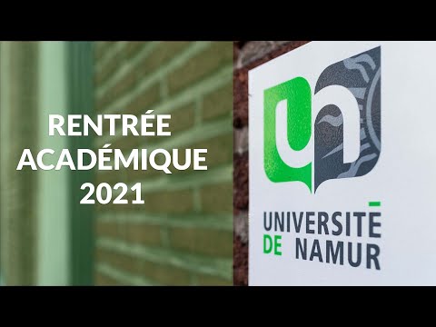 Rentrée académique de l'UNamur 2021