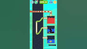 save the fish🦈 | level 23 completed | android,iOS gameplay | #Shorts #Games |offline game| RIDER0496