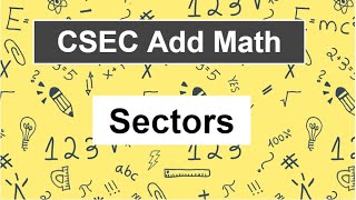 CSEC Add Math   Sectors