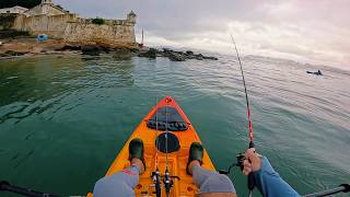 MONTAGEM FREE RIG PERDE MENOS PEIXE? PESCADOR PASSA FRIO MAS NÃO PASSA VONTADE - PESCA em CAIAQUE