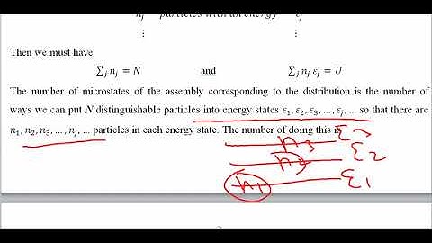 20. AN ASSEMBLY OF DISTINGUISHABLE PARTICLES