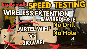 Airtel broadband Jio Airfiber TP Link Range Extender Repeater Router signal WiFi 6 Boost Speed Test