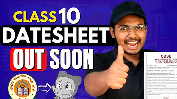 Class 10th date sheet releases SOON for CBSE, 2023 #class10 #cbseclass10 #datesheetcbse