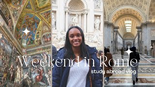 weekend in rome - the vatican, farmer's market, exploring | study abroad vlog