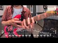 Sweep + Tapping Party Trick Lick to impress all your friends!! TABS ONSCREEN #shorts #shredguitar