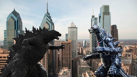 Mechagodzilla 2018 vs Godzilla 2021