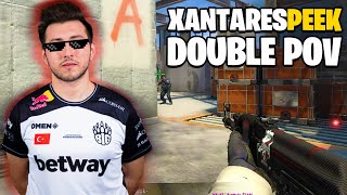 if you play against XANTARES, what happens? XANTARESPEEK DOUBLE POV #2