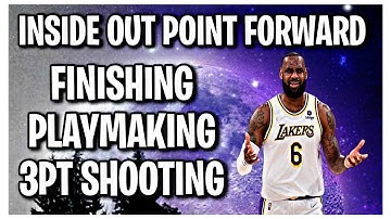 BEST LEBRON JAMES BUILD NBA 2K23 CURRENT GEN (CRAZY INSIDE OUT POINT FORWARD BUILD)