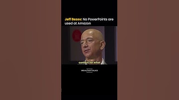 Jeff Bezos: “No PowerPoints Are Used at Amazon”