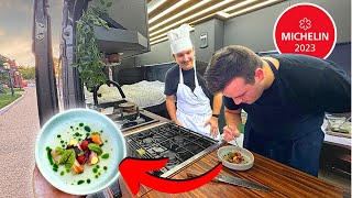 Michelin Star Chef cooks Dinner IN MY VAN | Vanlife Cooking (Upgraded)