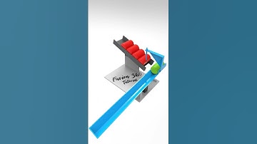 Part Sorting Machine #mechanic #engineering #mechanism #solidworks #fusion360   #shorts