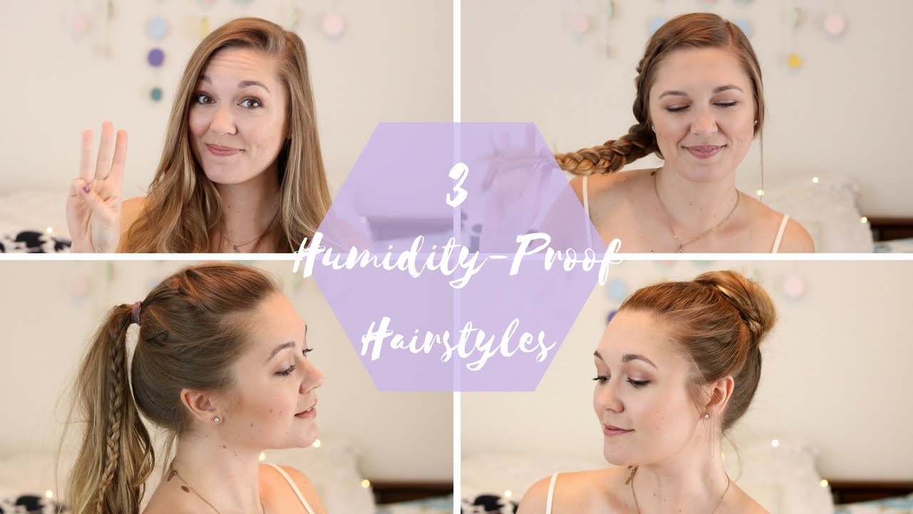 three easy humidity-proof hairstyles for summer | katie actually