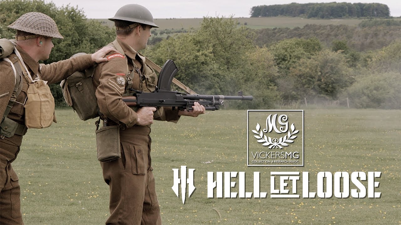 Hell Let Loose the real British Machine Guns YouTube
