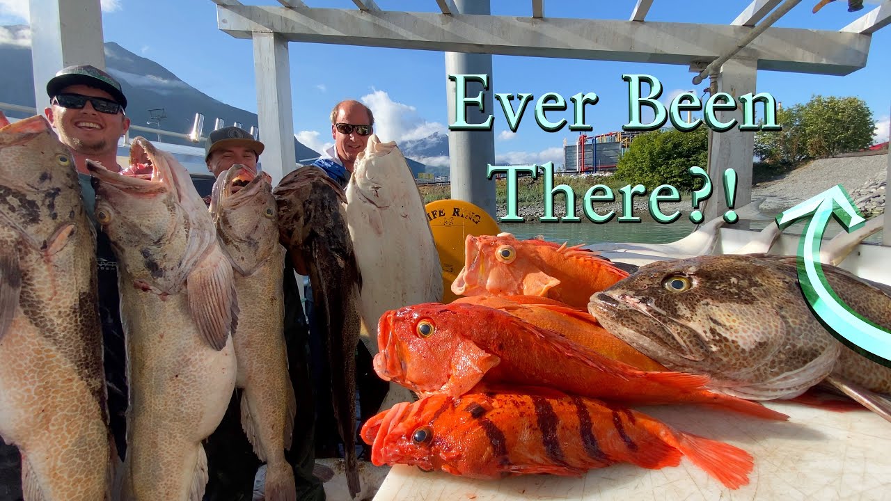 Deep Sea Alaska Fishing for Big Fish in a Secret Lost World! Halibut