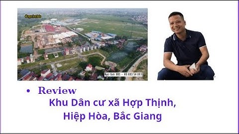 View trên cao Khu Dân cư Gò Pháo, xã Hợp Thịnh, Hiệp Hòa, Bắc Giang| Ngô Chức BDS