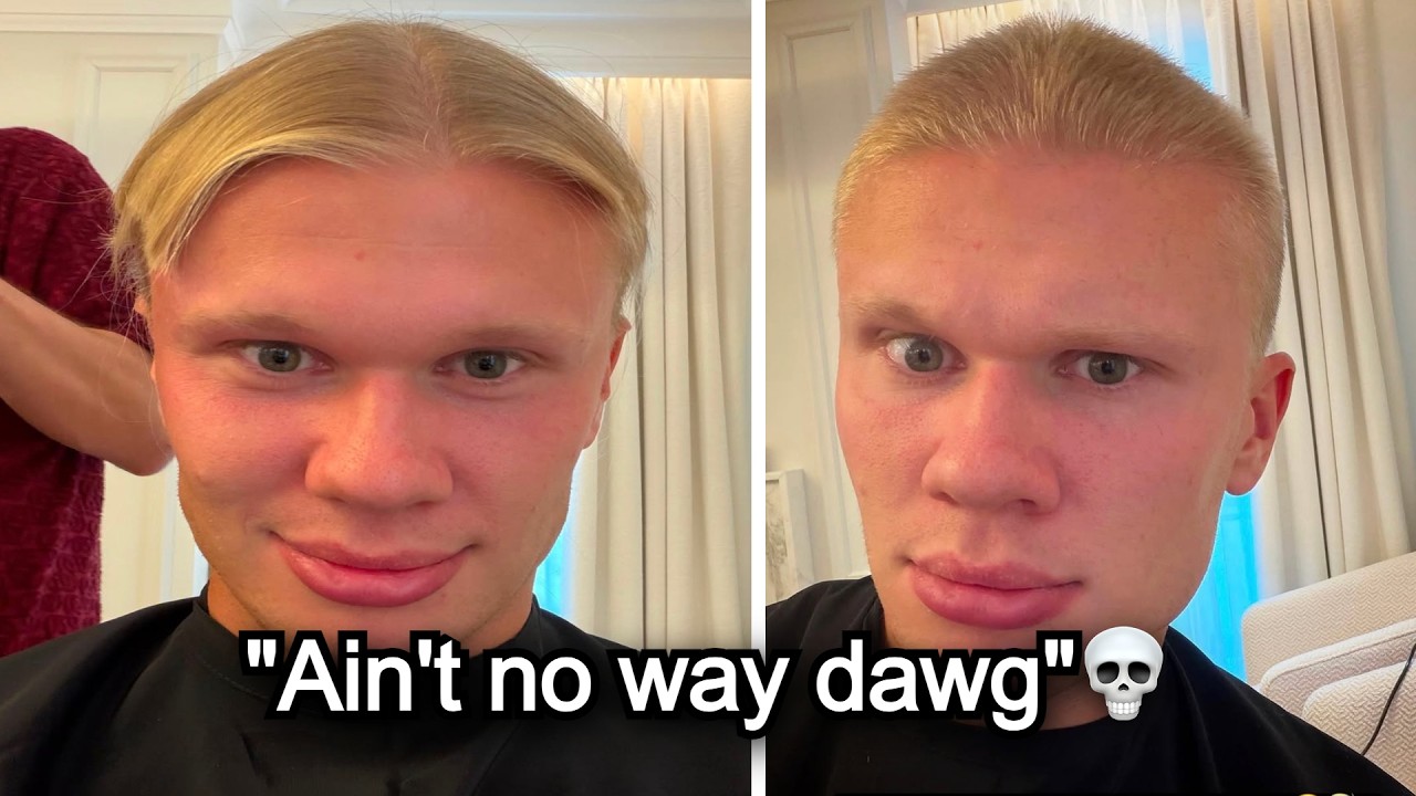 Haaland Actually Cut Off His Hair 😭🙏🏻