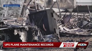 Officials to look through UPS plane maintenance records as part of crash investigation