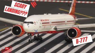 IMPOSSIBLE Aircraft Flight Landing!! Boeing 777 Air India Landing at San Francisco Airport