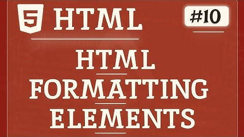 Learn HTML In Af-Somali 2023 #10  || HTML FORMATTING ELEMENTS #html5 #ac_coder