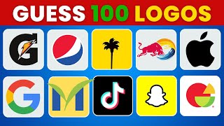 Guess The Logo In 3 Seconds | 100 Most Famous Logos | 2024