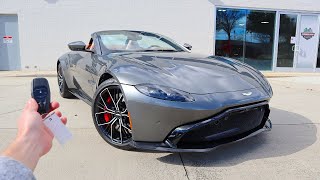 2021 Aston Martin Vantage Roadster: Start Up, Exhaust, Test Drive and Review