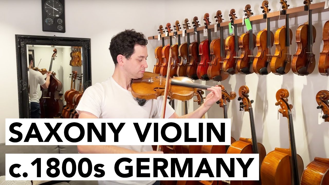 Saxony Violin c1800s Germany ***SOLD*** YouTube