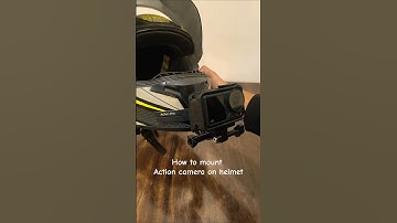 How to mount Dji action camera or Go pro on your helmet