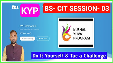 KYP BS CIT SESSION 3 DO IT YOURSELF AND TAC A CHALLENGE | BS CIT SESSION 3 | TAKE A CHALLENGE
