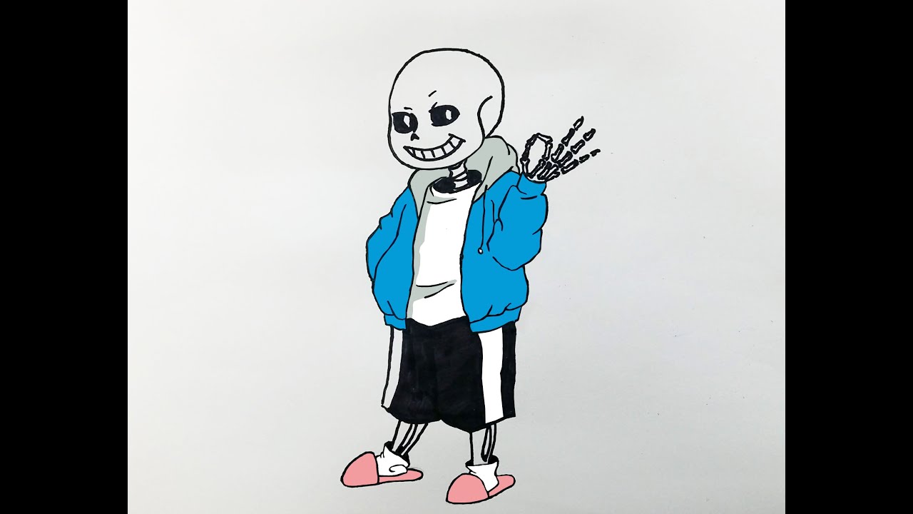 How To Draw Sans Youtube