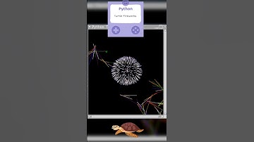 Coding Fireworks with Turtle Graphics