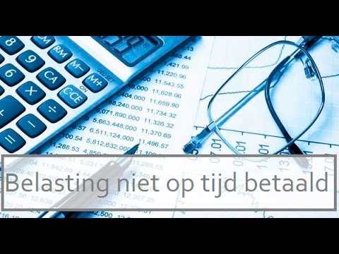 Belasting niet op tijd betaald - wat nu?