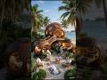 🌴 Empty Beach Se Luxury Paradise Tak! Ultimate Transformation 😱🏝️#home #shorts #viral #trending