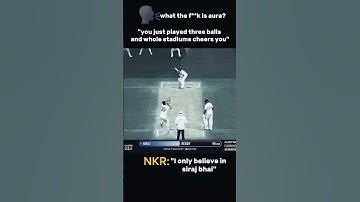 I only believe in Siraj Bhai